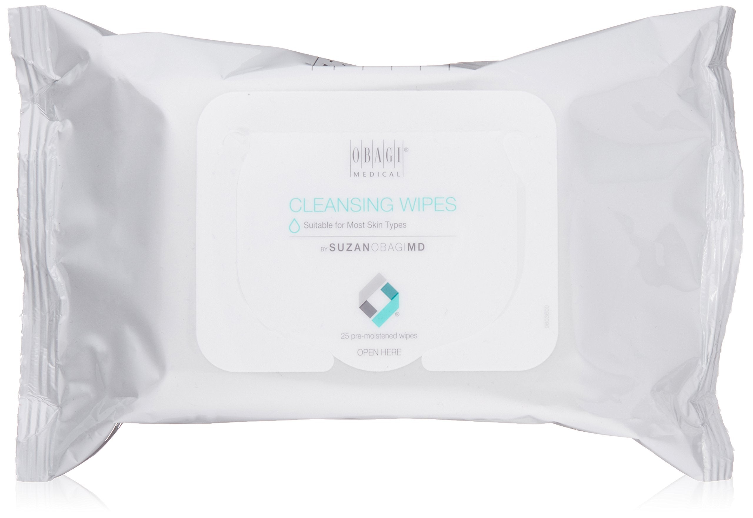 Obagi Medical On the Go Cleansing & Makeup Removing Wipes – 25 Count