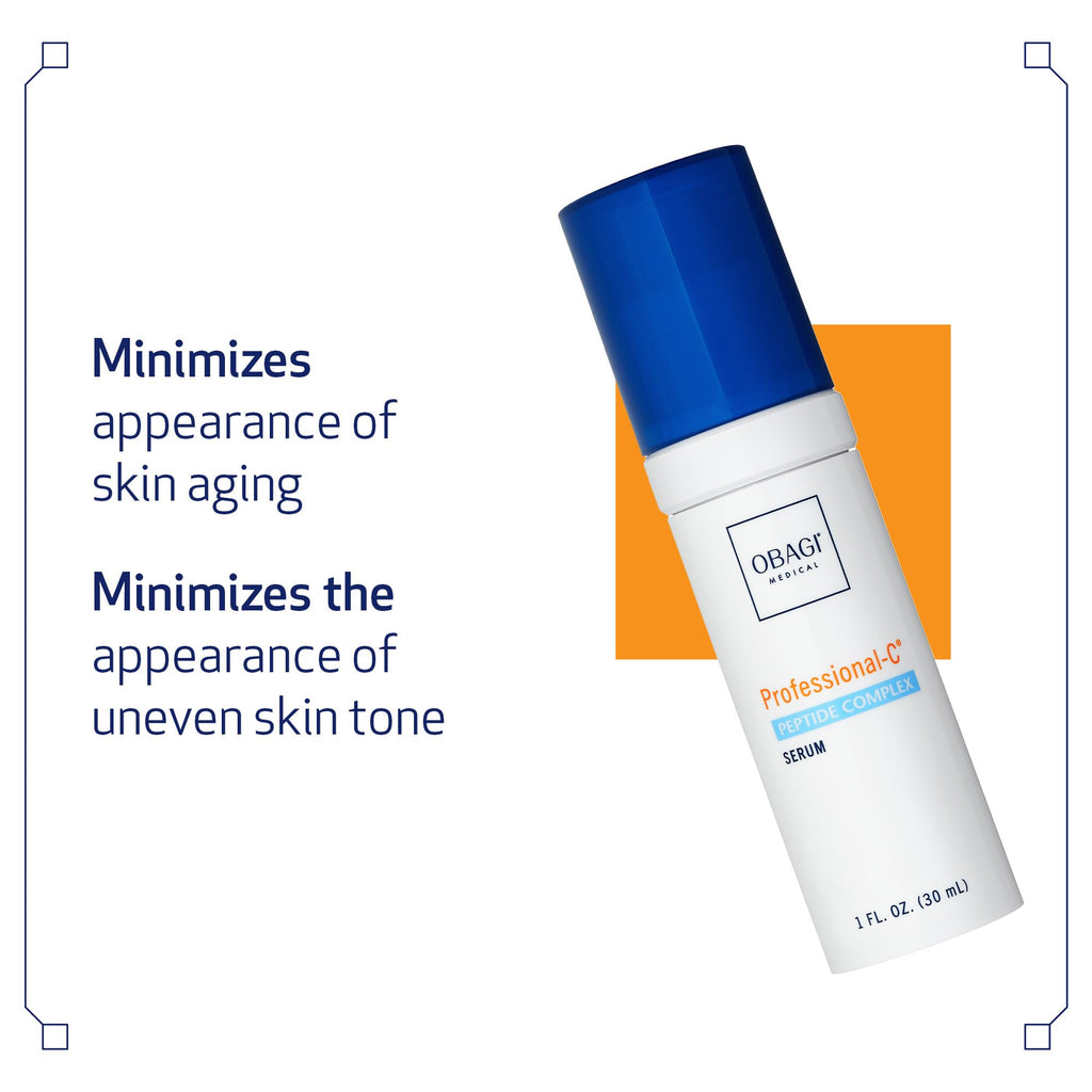 Obagi Medical Professional-C Peptide Complex Serum – Improves Firmness, Tone & Fine Lines (1 oz)