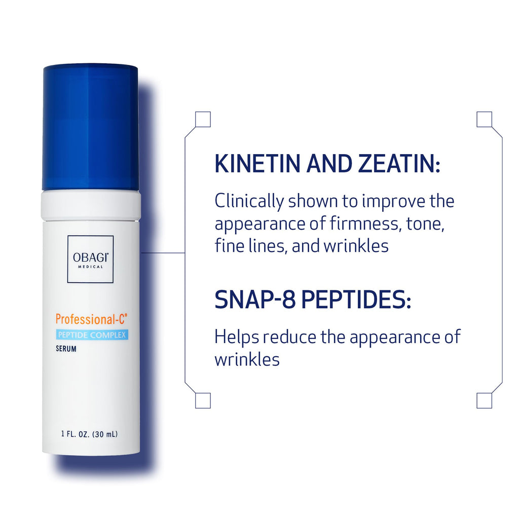 Obagi Professional-C Peptide Complex Serum – Improve Firmness, Tone & Fine Lines – 1 oz