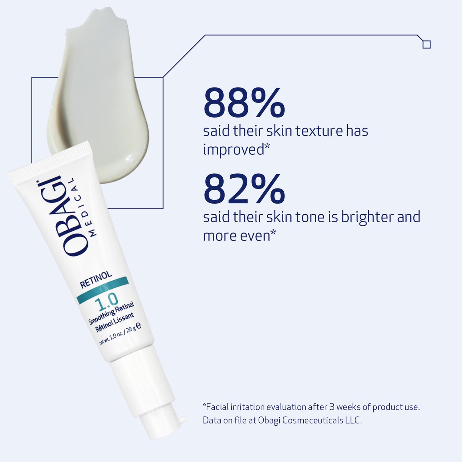 Obagi360 Retinol 1.0 Cream – High-Concentration Retinol for Smoother Skin, Minimal Irritation | 1 oz