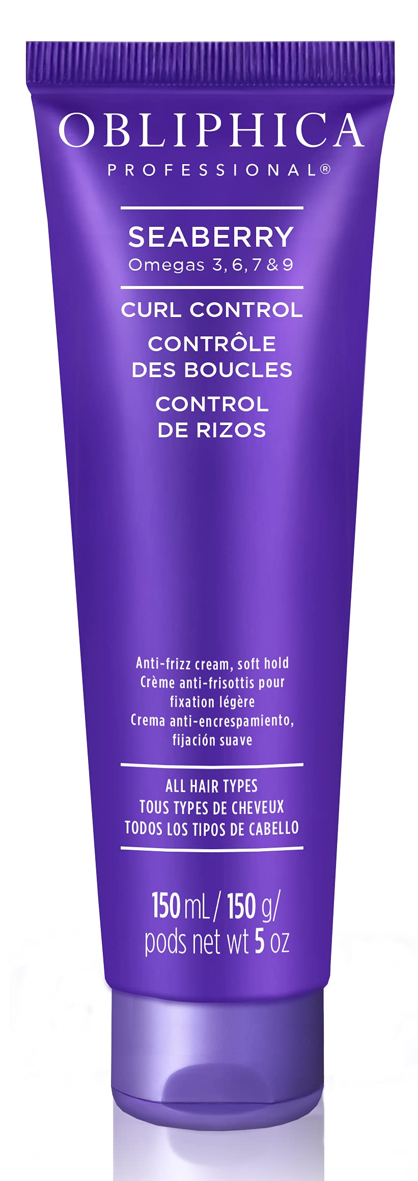Obliphica Professional Defining Cream – Curl Enhancer for Normal to Coarse Hair