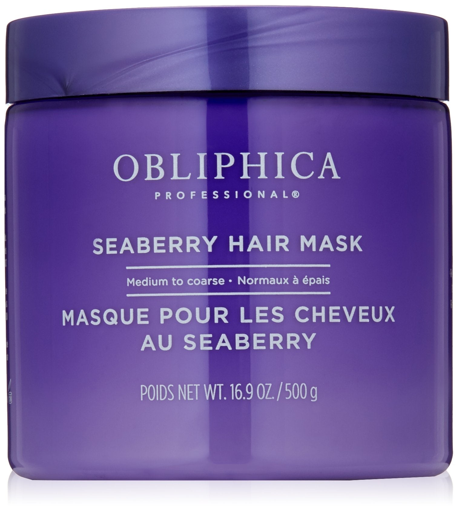 Obliphica Professional Seaberry Mask — Nourishing Hair Treatment for Medium to Coarse Hair