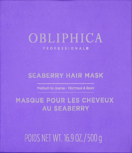 Obliphica Professional Seaberry Mask — Nourishing Hair Treatment for Medium to Coarse Hair
