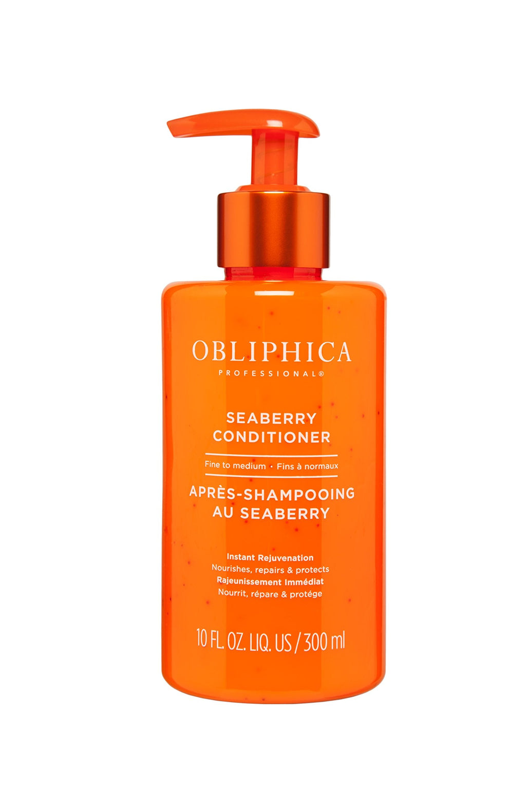 Obliphica Seaberry Conditioner for Fine & Medium Hair – Frizz-Free Nourishment & Strength | 10 oz