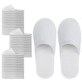 OBMMIRAO 44-Pairs White Disposable Slippers – 6mm EVA Non-Slip, US Size 10/11