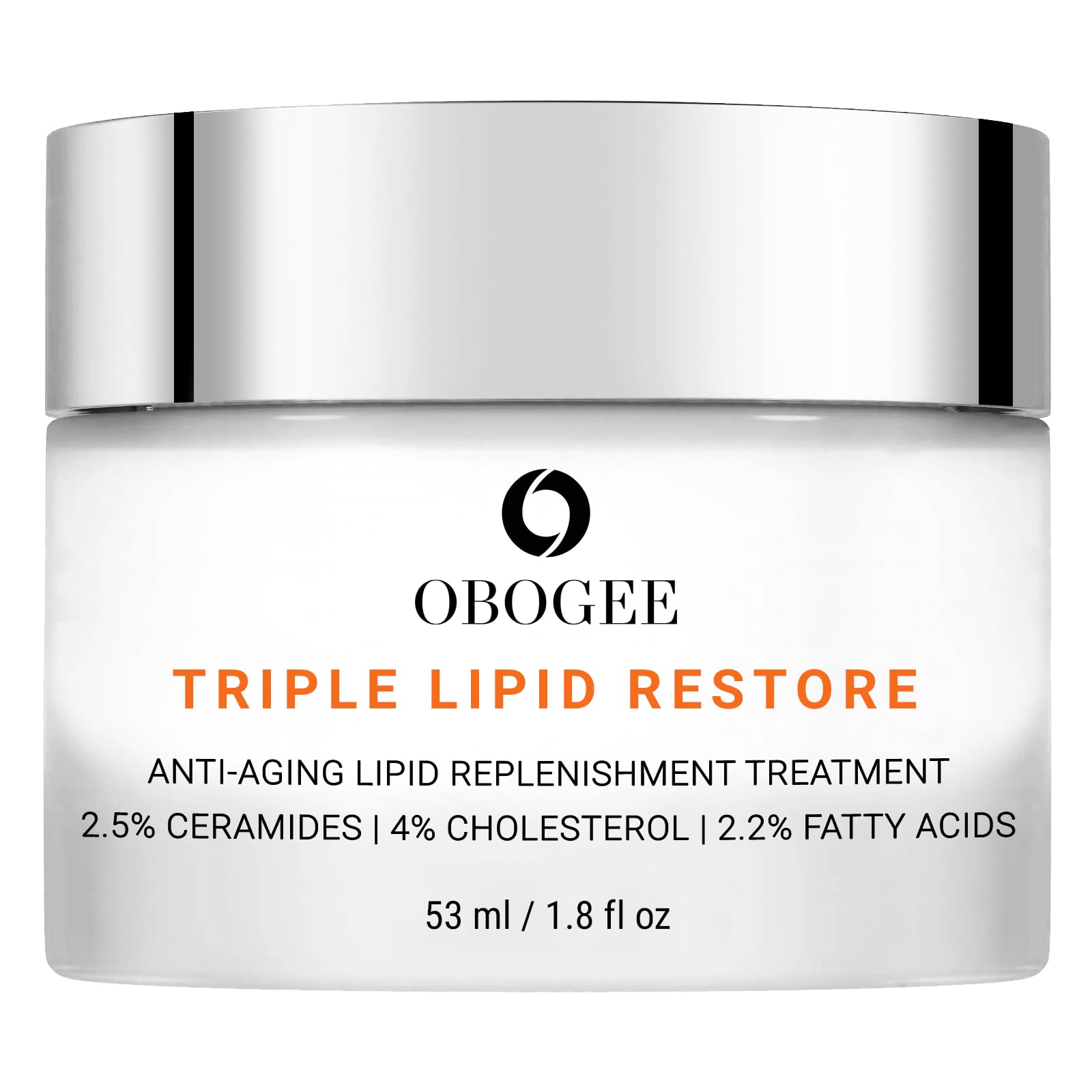 OBOGEE Triple Lipid-Peptide Cream | Firming, Hydration & Anti-Aging Face Moisturizer (53 ml)