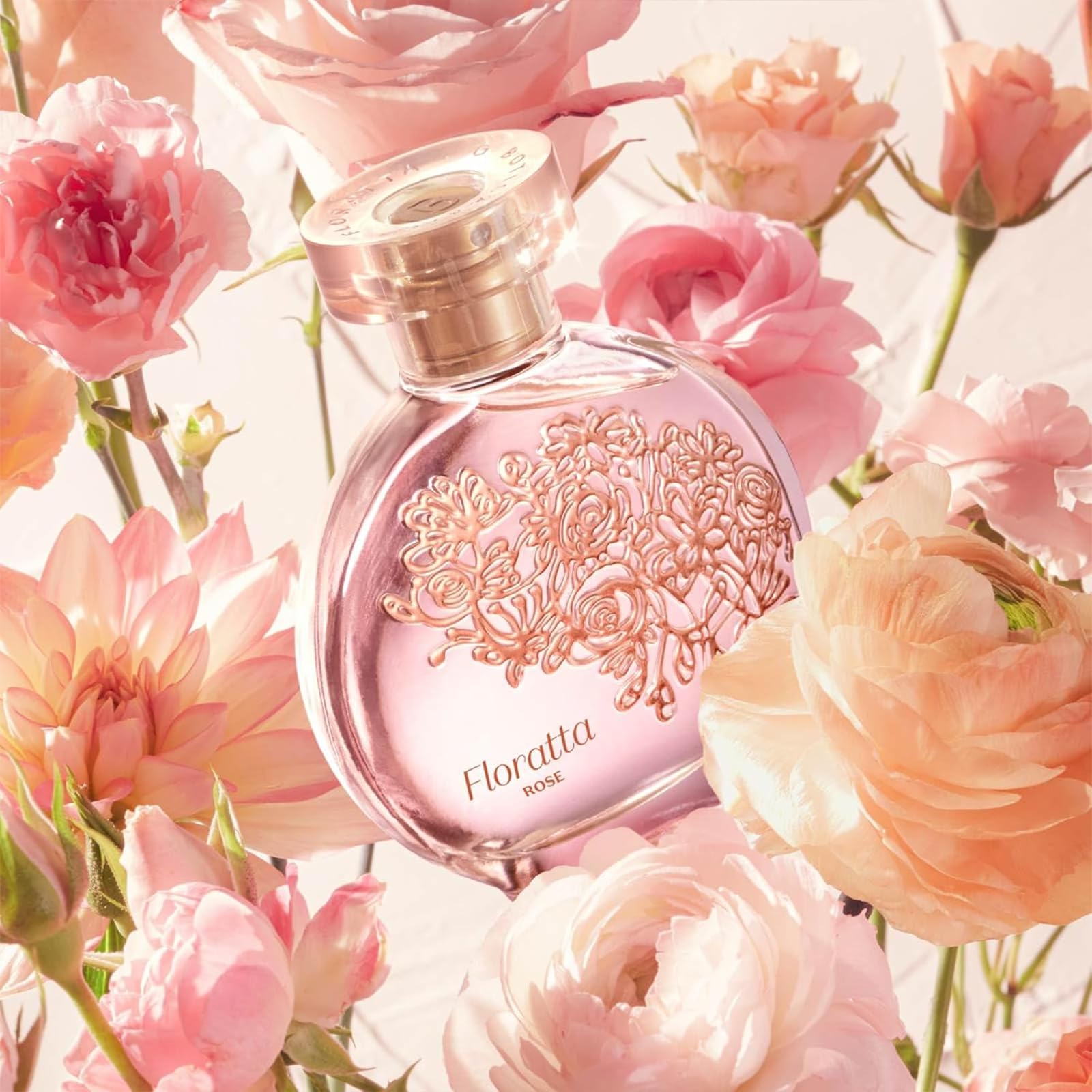 O Boticário Floratta Rose Eau de Toilette – 2.5 oz Long-Lasting Floral Rose