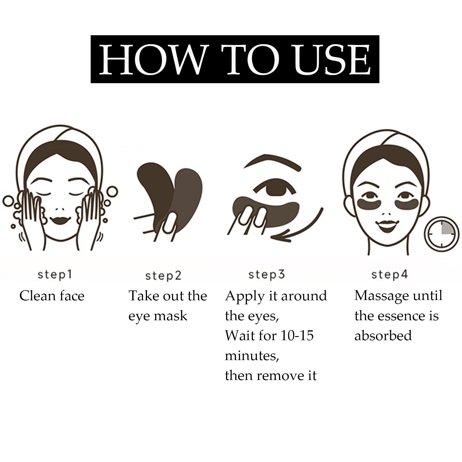 OBRADOYA Zozu Avocado Eye Mask – Hydrating Under-Eye Patches, 60 PCS