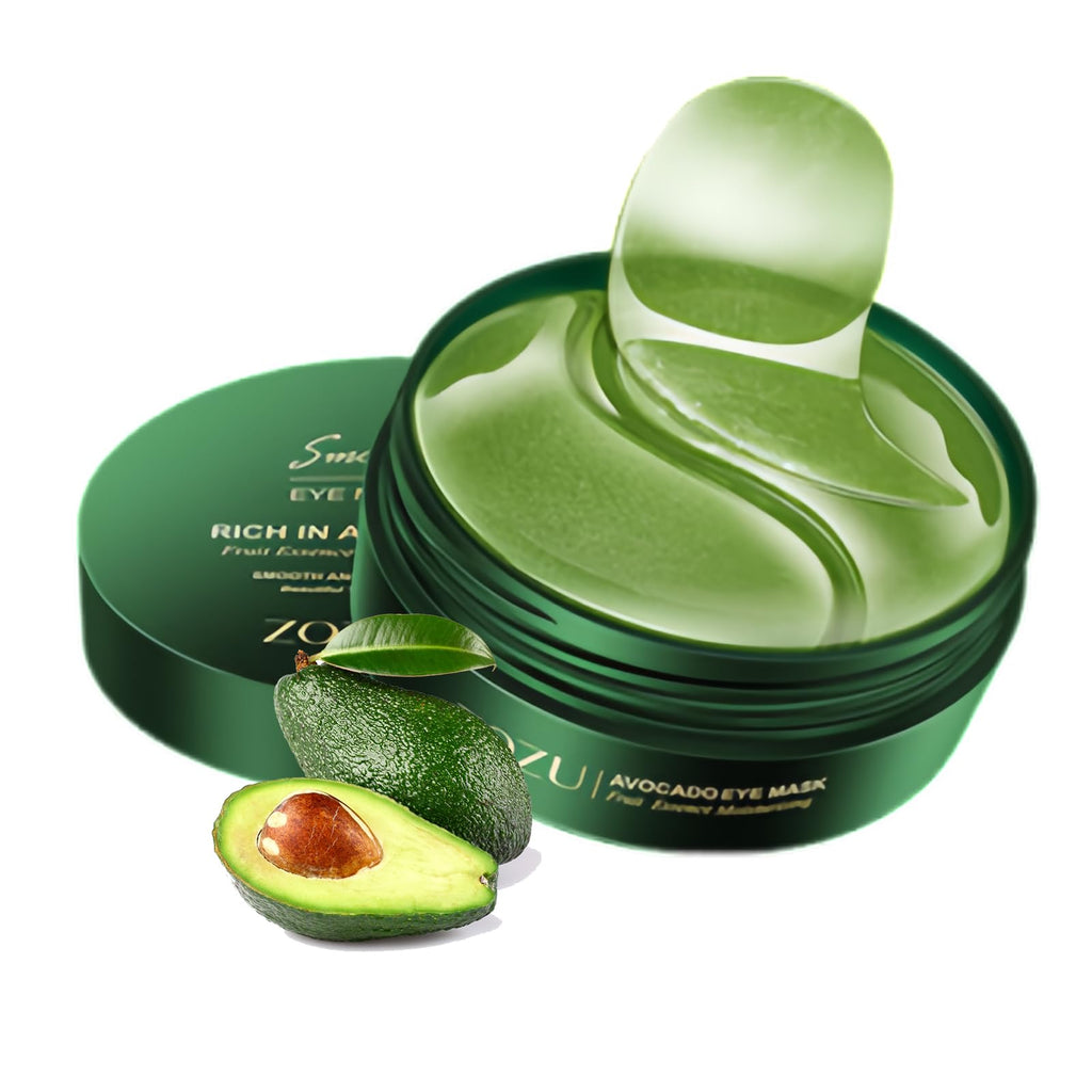OBRADOYA Zozu Avocado Eye Mask – Hydrating Under-Eye Patches, 60 PCS