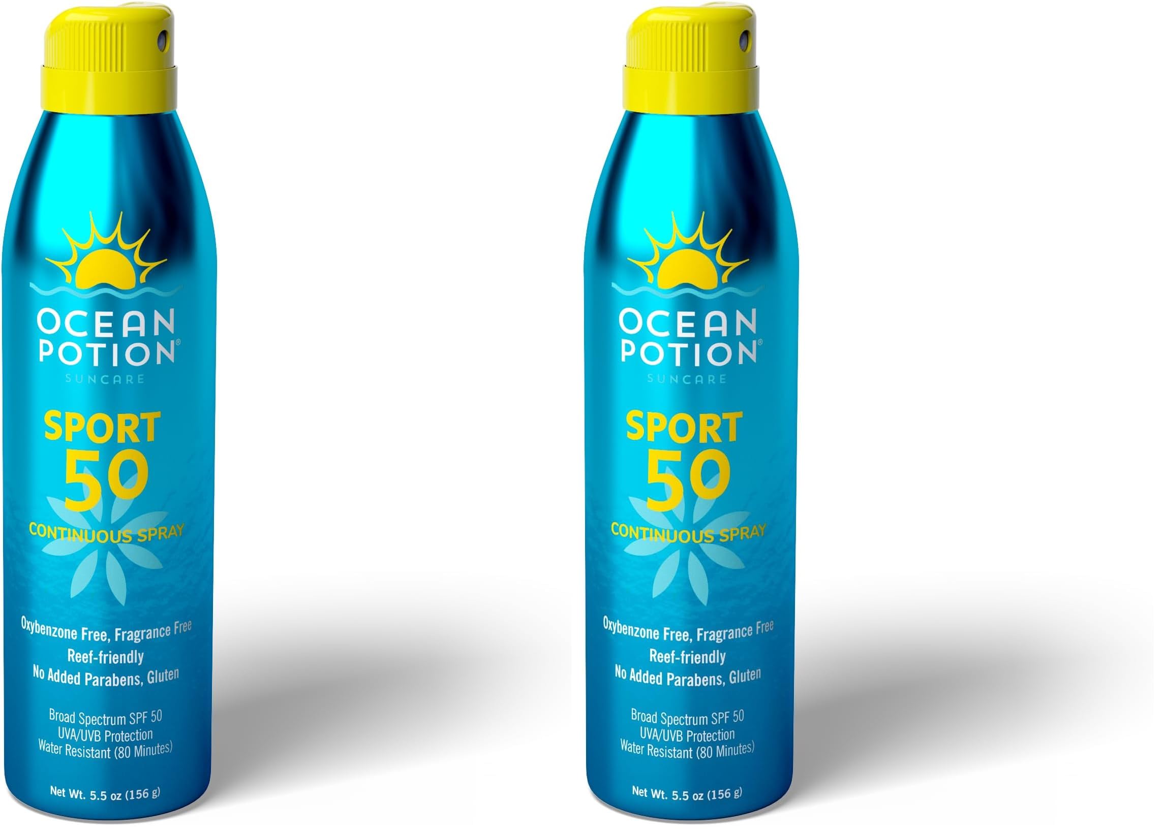 Ocean Potion Sport SPF50 5.5oz C-Spray – Pack of 2