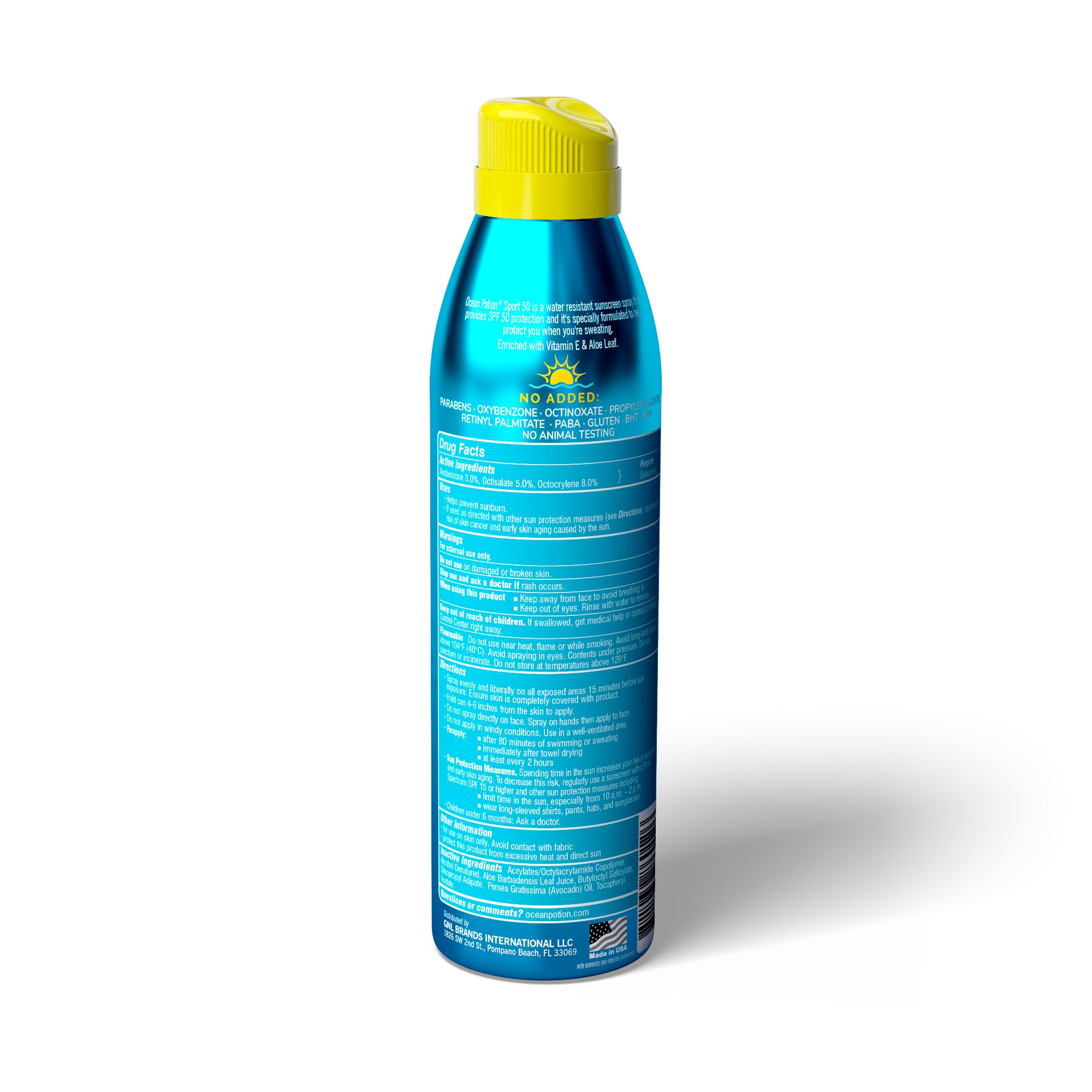 Ocean Potion Sport SPF50 5.5oz C-Spray – Pack of 2