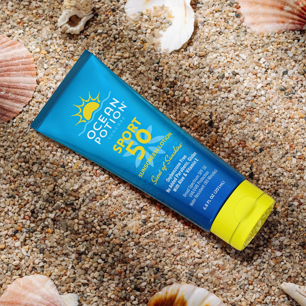 Ocean Potion Sport Sunscreen Lotion SPF50 – 6.8oz Pack of 2 | Water-Resistant