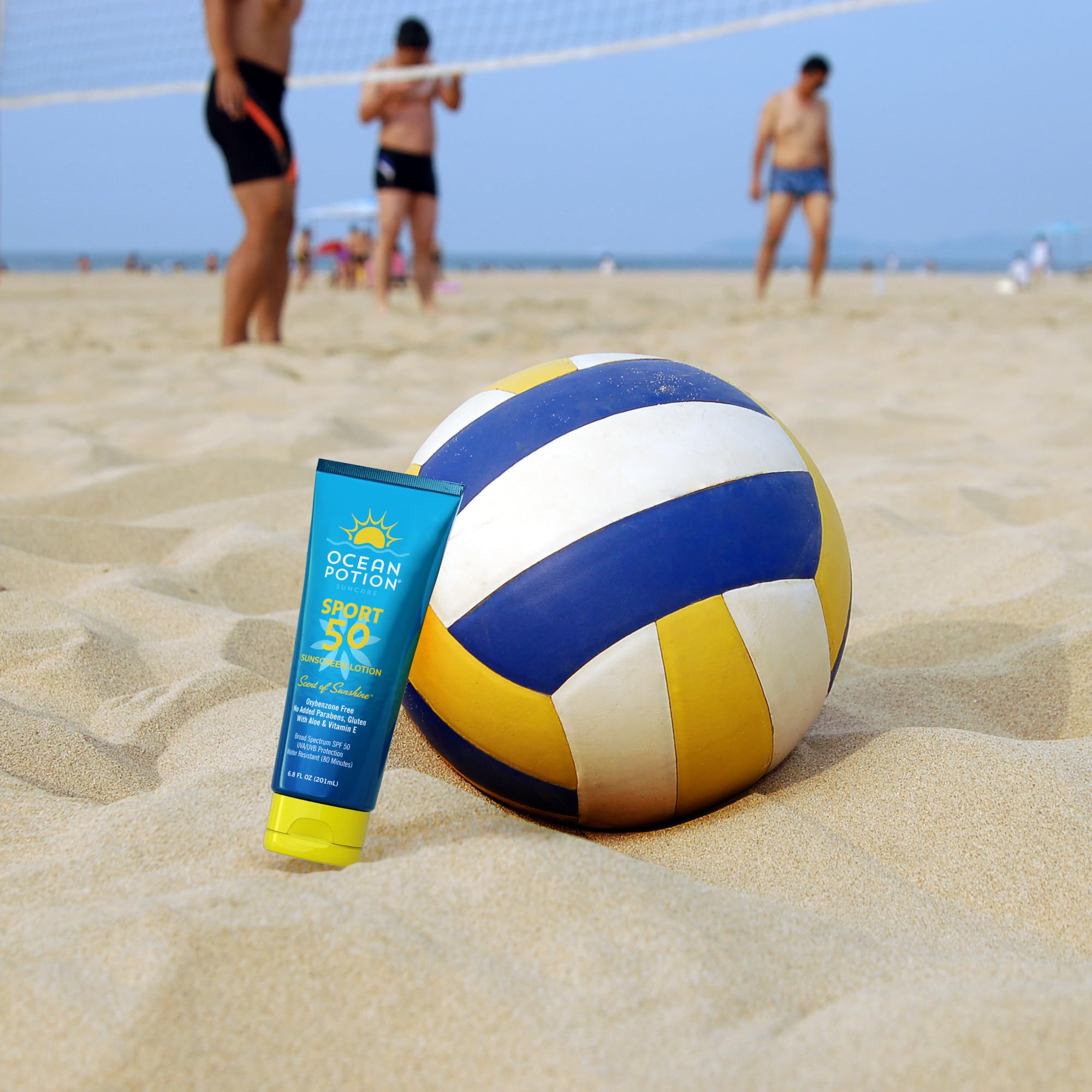 Ocean Potion Sport Sunscreen Lotion SPF50 – 6.8oz Pack of 2 | Water-Resistant