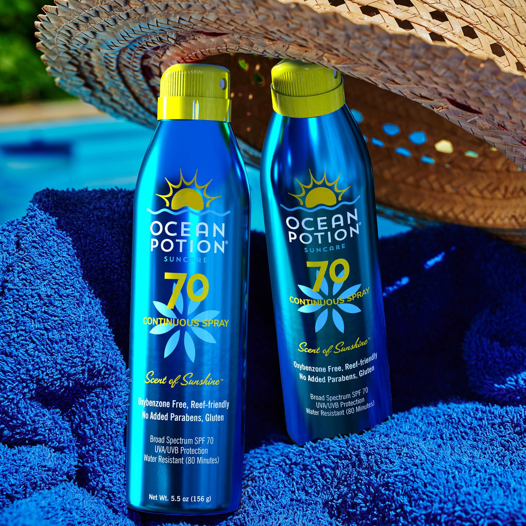 Ocean Potion Sunscreen Body Spray SPF70 – 5.5oz (Pack of 2)