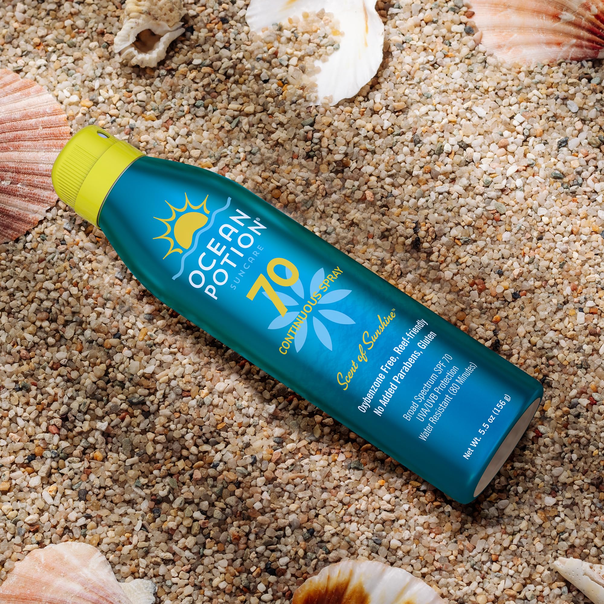 Ocean Potion Sunscreen Body Spray SPF70 – 5.5oz (Pack of 2)