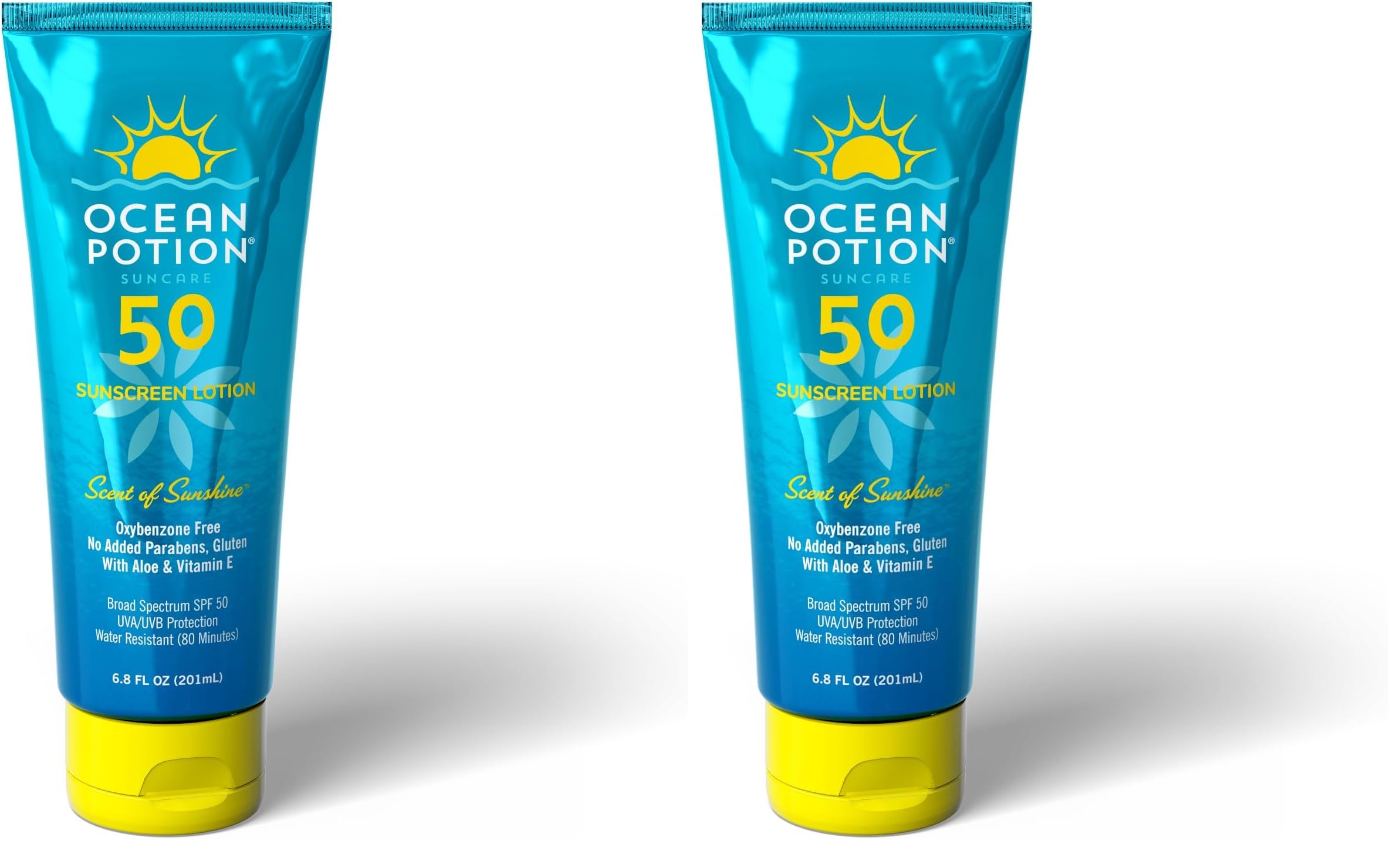 Ocean Potion Sunscreen Lotion SPF50 6.8oz – Pack of 2