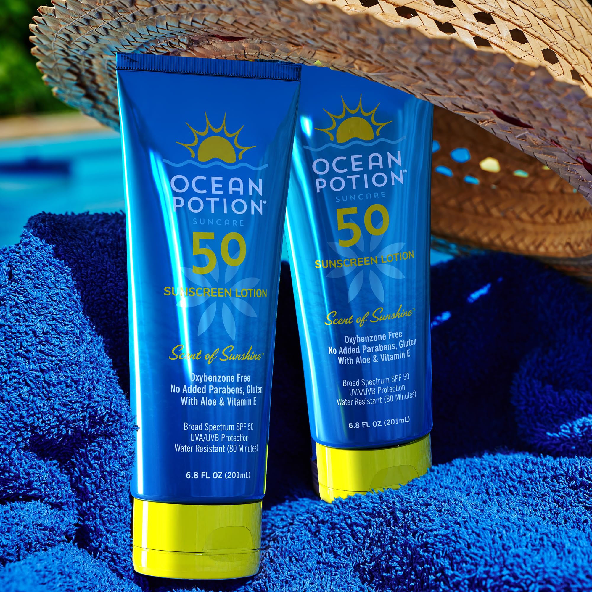 Ocean Potion Sunscreen Lotion SPF50 6.8oz – Pack of 2