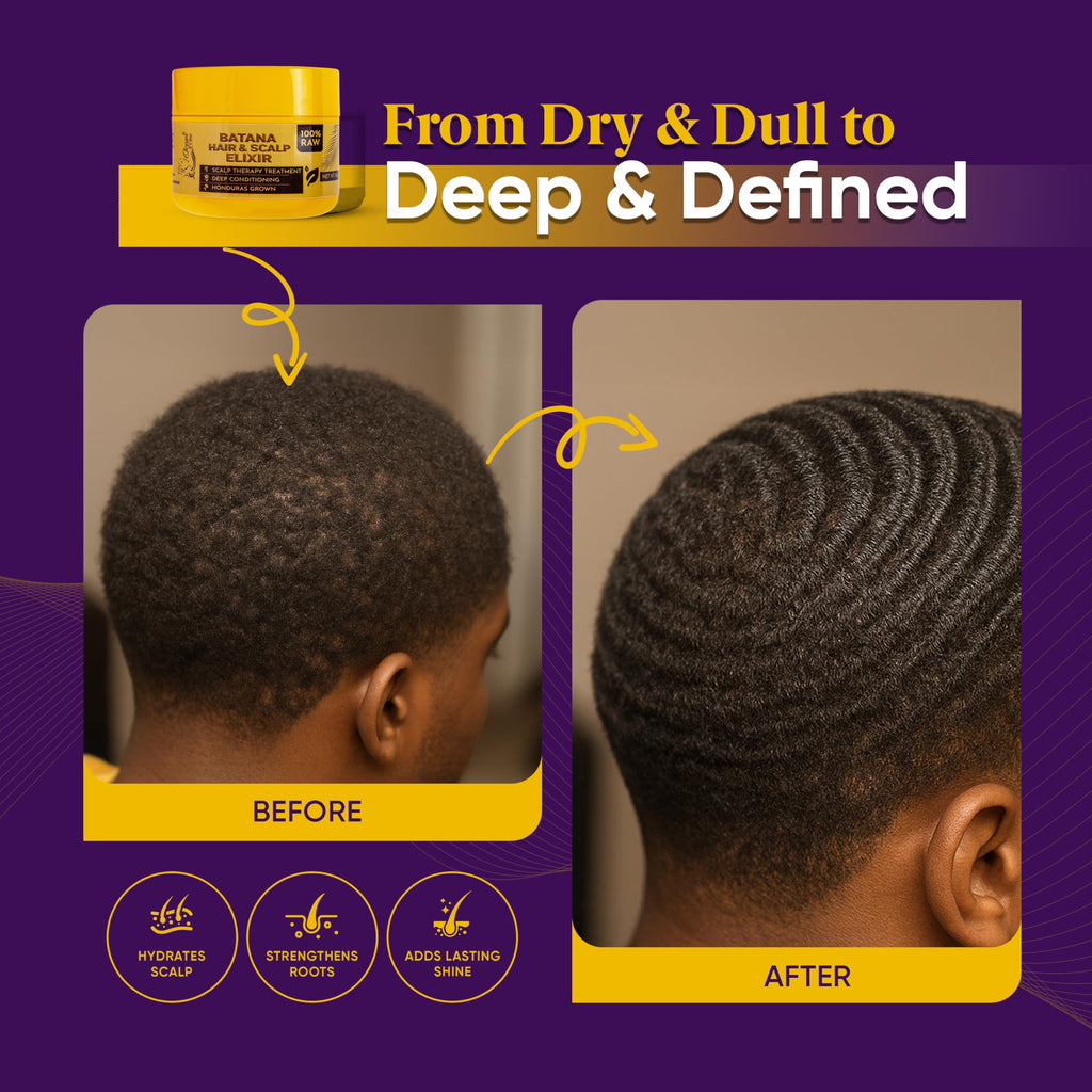 OCEAN VIEW DEEP WAVES POMADE – Premium 360 Wave Pomade for Strong, Hydrated Waves (4 oz)
