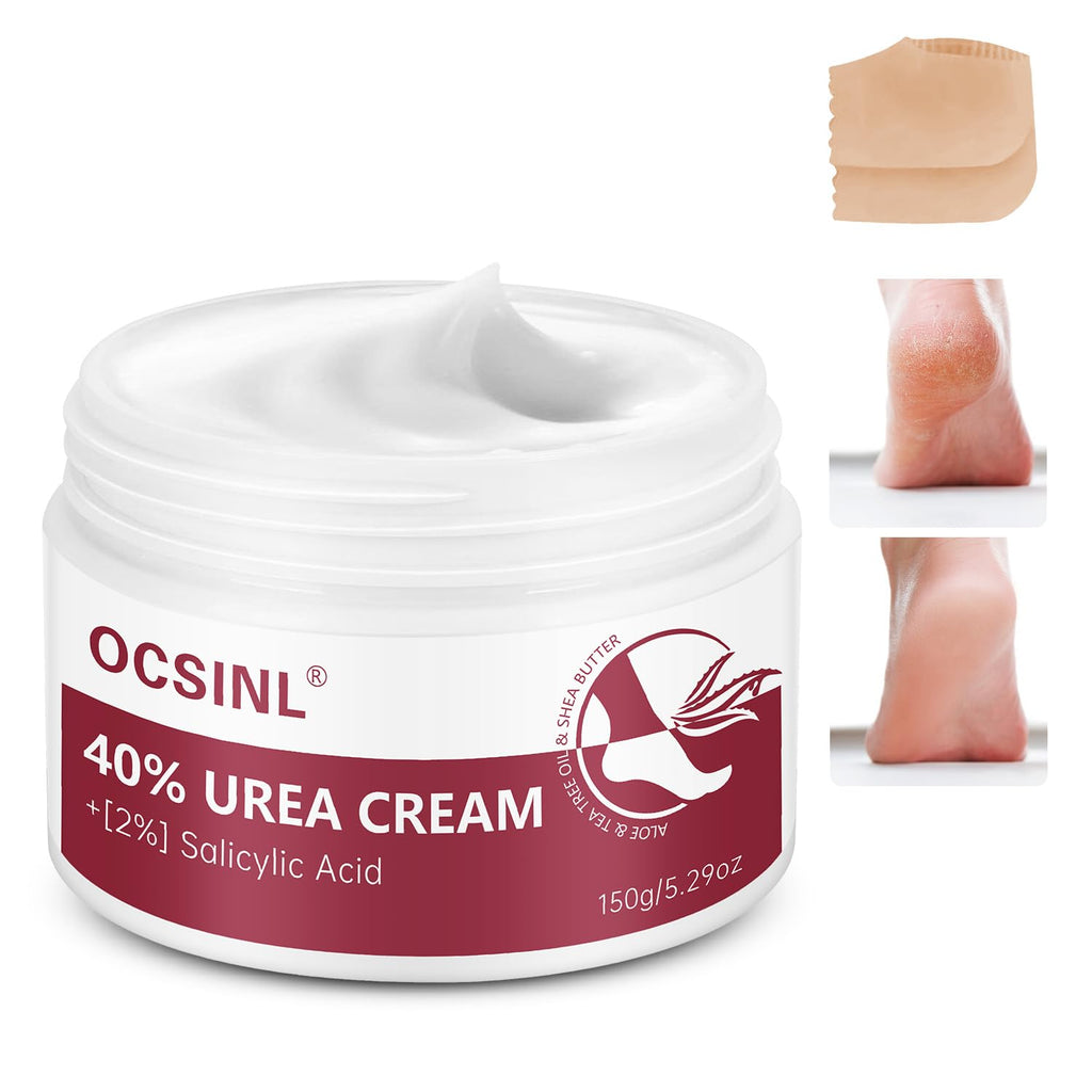 OCSINL Urea Cream 40% for Feet – Deep Repair, Moisture & Free Heel Covers (5.29 oz)