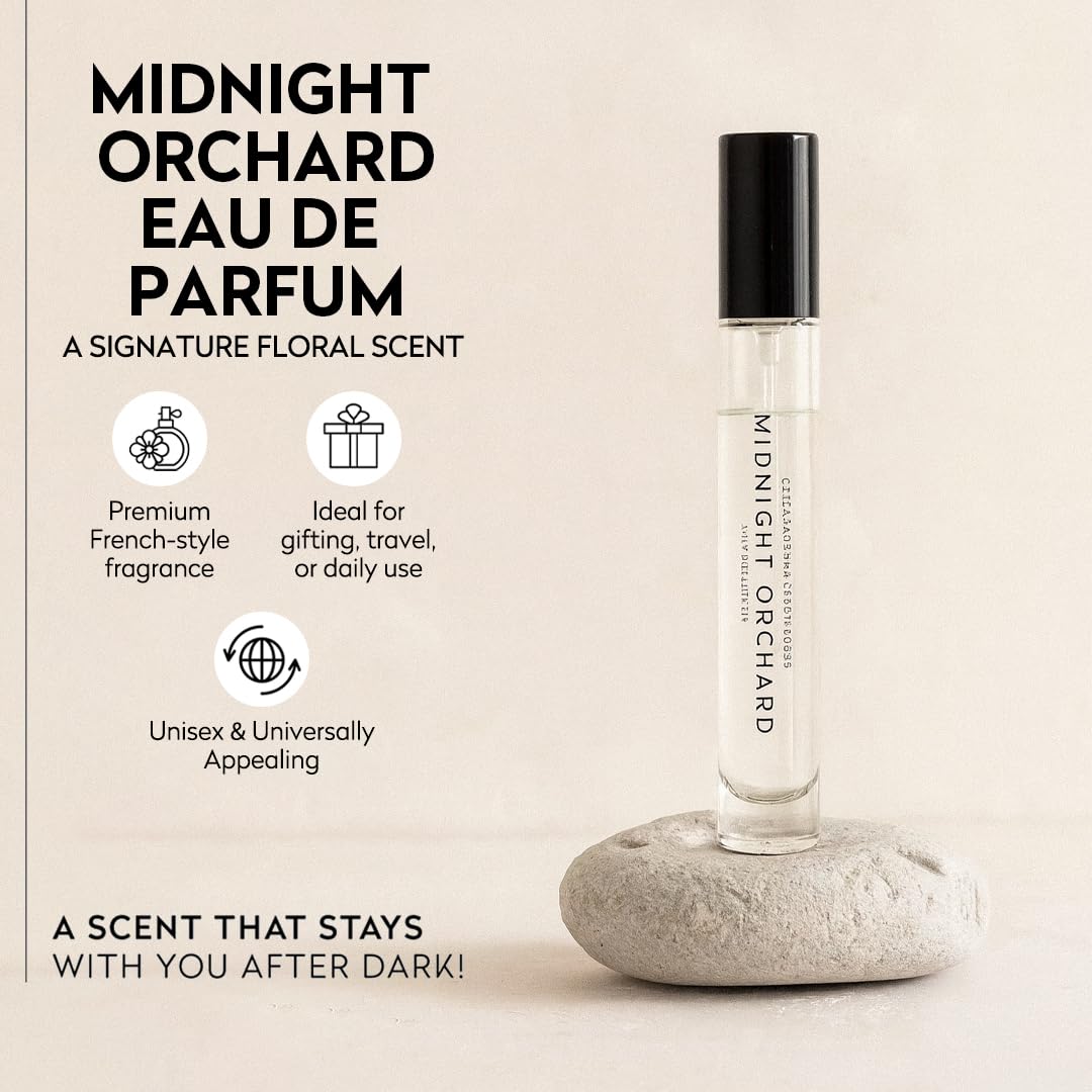 OCTAVIA MORGAN Midnight Orchard Eau de Parfum - Travel Size 10ml with Peach, Apricot & Sandalwood