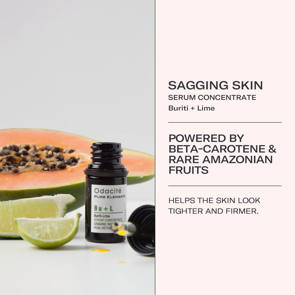 ODACITE Anti Aging Serum Concentrate with Buriti Oil, Vitamin C & Beta-Carotene – 0.17 fl oz