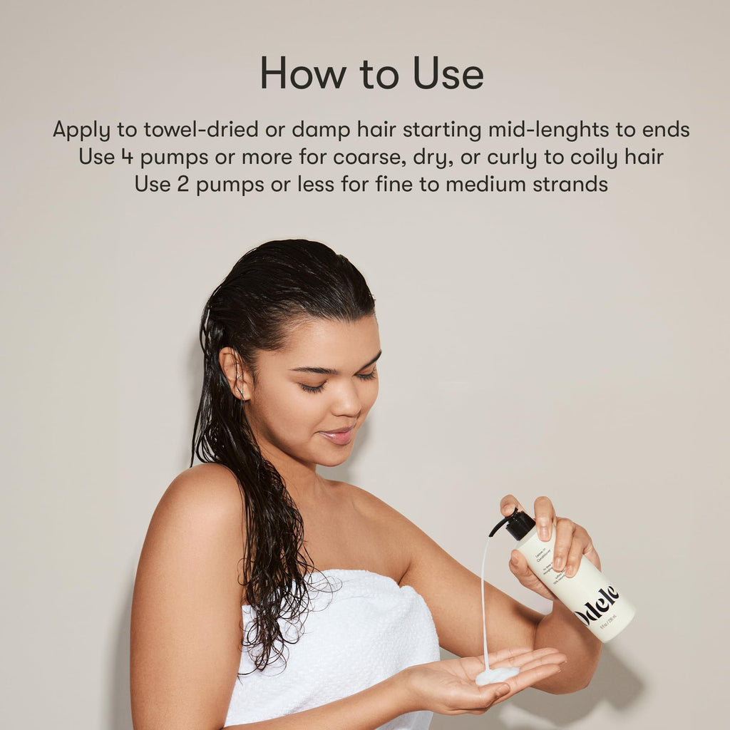 Odele Vegan Leave-In Conditioner – Deep Moisture, Detangling & Frizz Control (2-Pack, 8 fl oz)