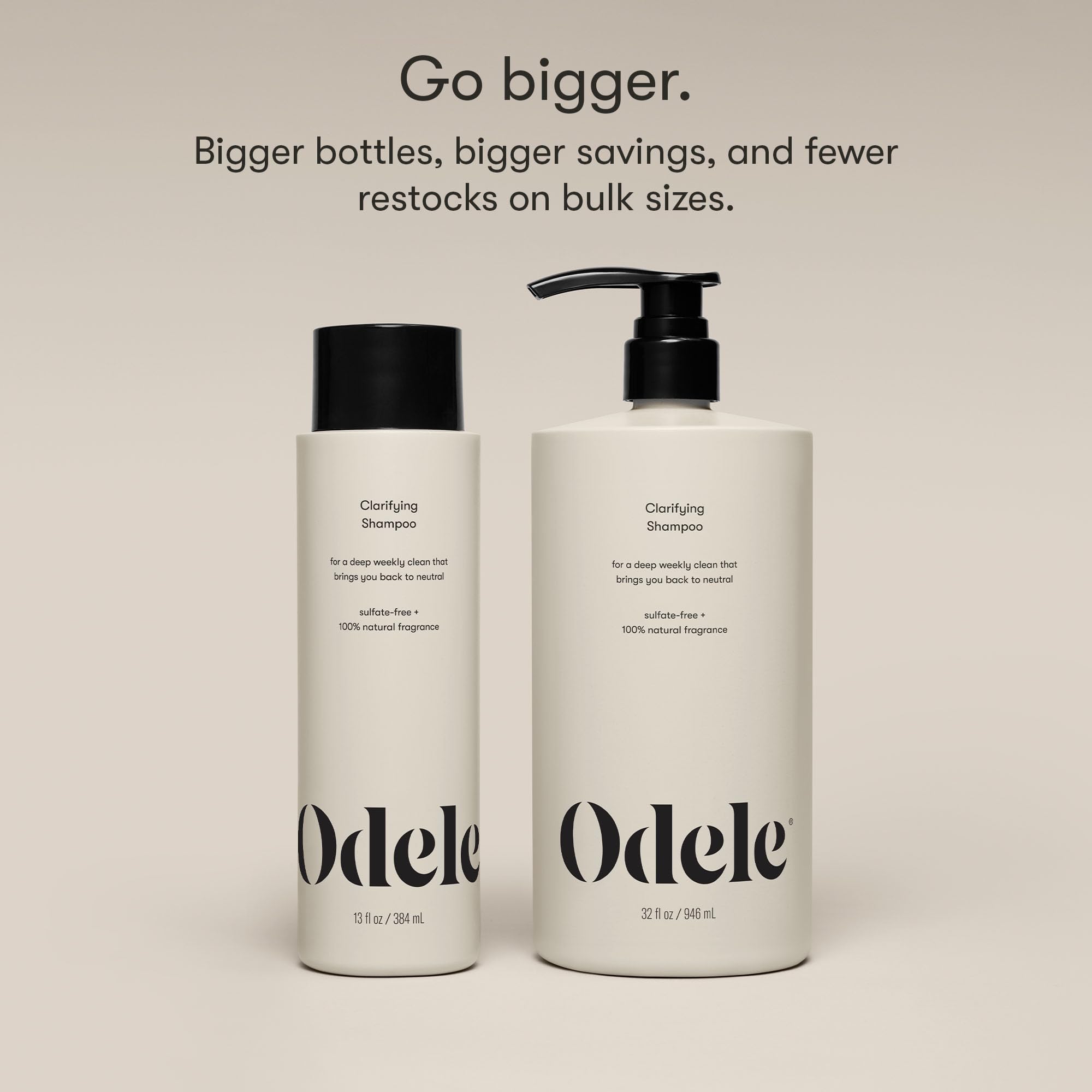 Odele Clarifying Sulfate-Free Shampoo – Deep Weekly Clean for All Hair Types, 32 oz