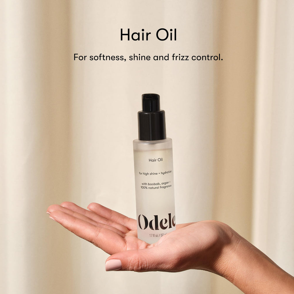 Odele Hair Oil with Baobab & Argan Oils – High Shine & Hydration (1.7 fl oz)