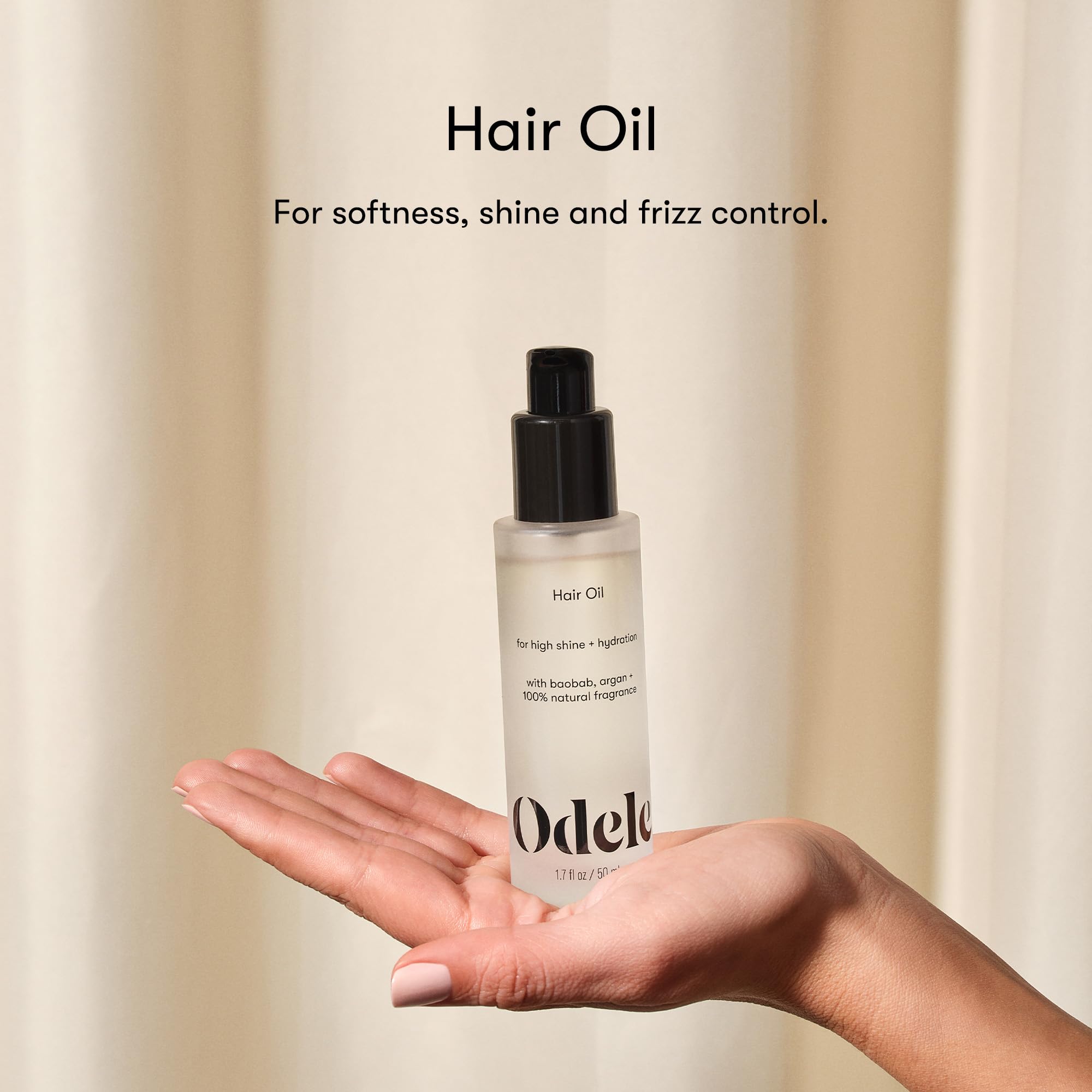 Odele Hair Oil with Baobab & Argan Oils – High Shine & Hydration (1.7 fl oz)