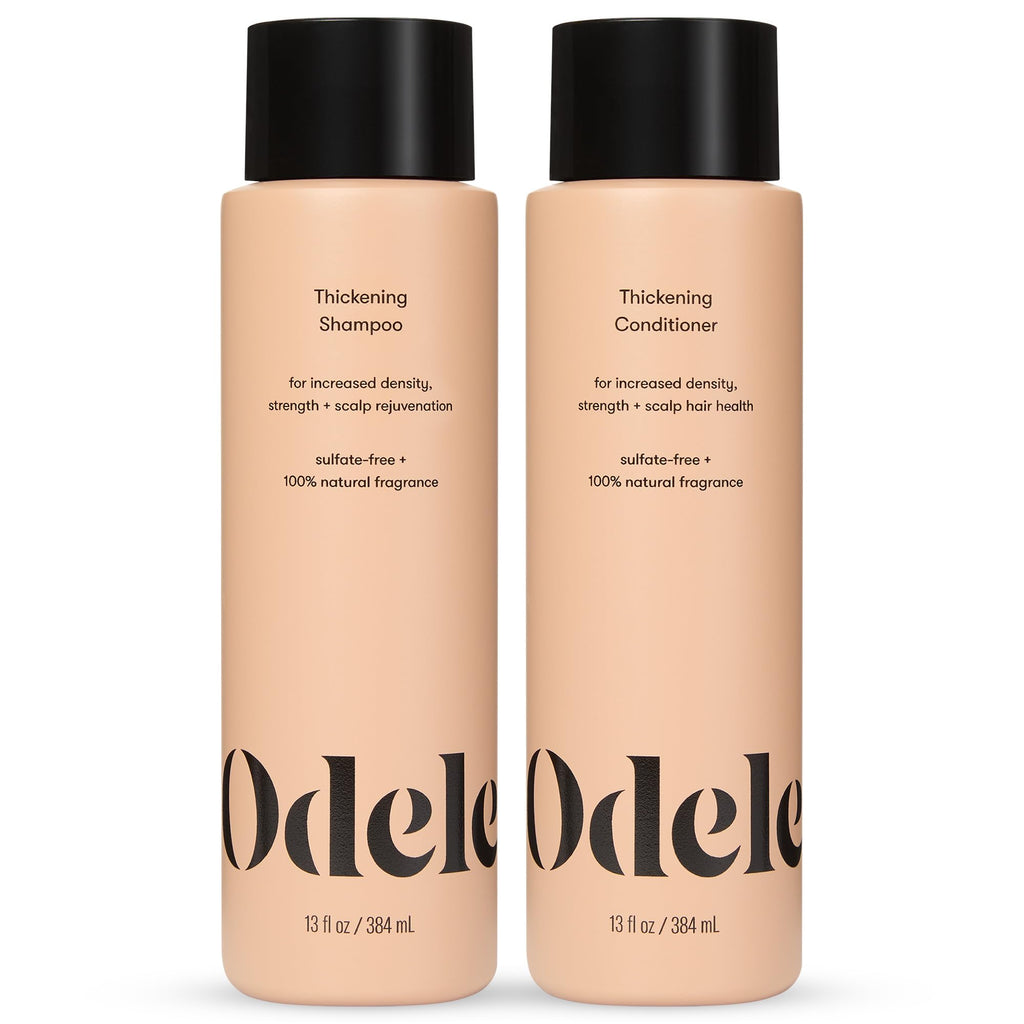 Odele Hair Thickening Shampoo & Conditioner Set – Densify & Strengthen (13 fl oz x 2)