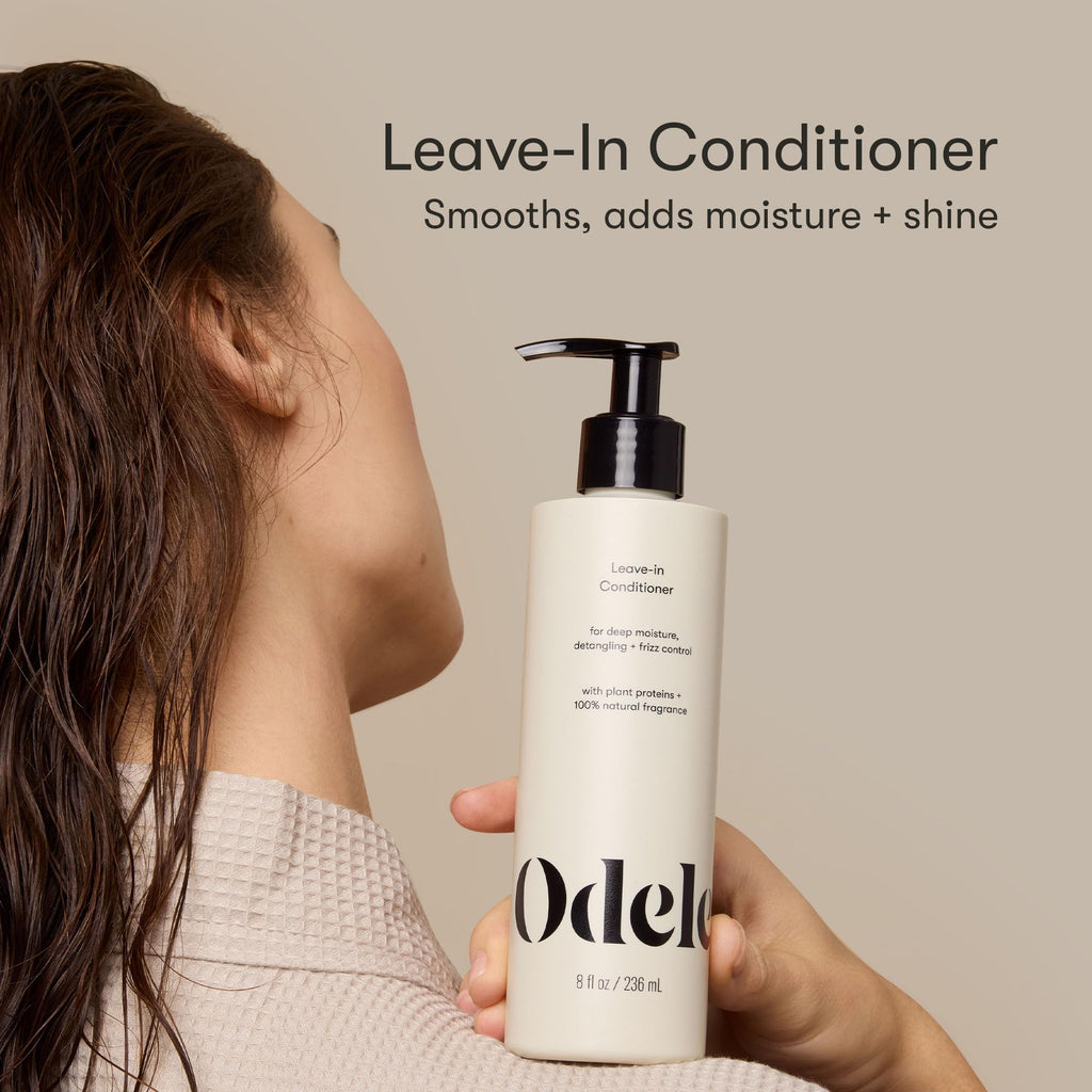 Odele Vegan Leave-In Conditioner – Deep Moisture, Detangling & Frizz Control (2-Pack, 8 fl oz)