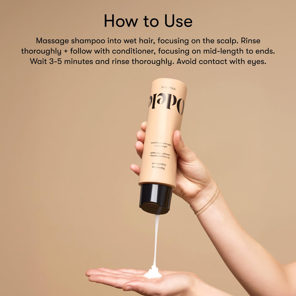 Odele Hair Thickening Shampoo & Conditioner Set – Densify & Strengthen (13 fl oz x 2)