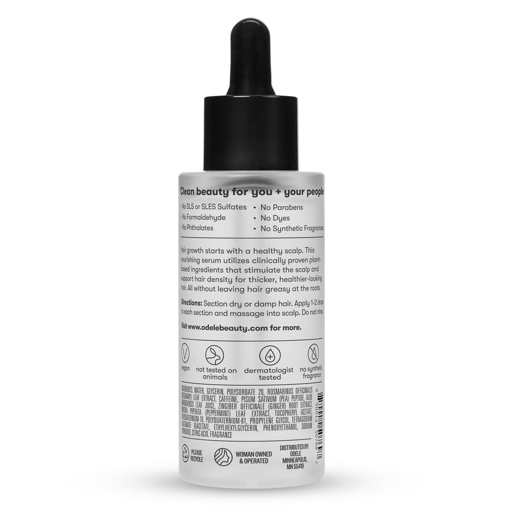 Odele Rejuvenating Scalp Serum – Rosemary & Vitamin E for Balanced Scalp & Hair Density | All Hair Types | 2 fl oz