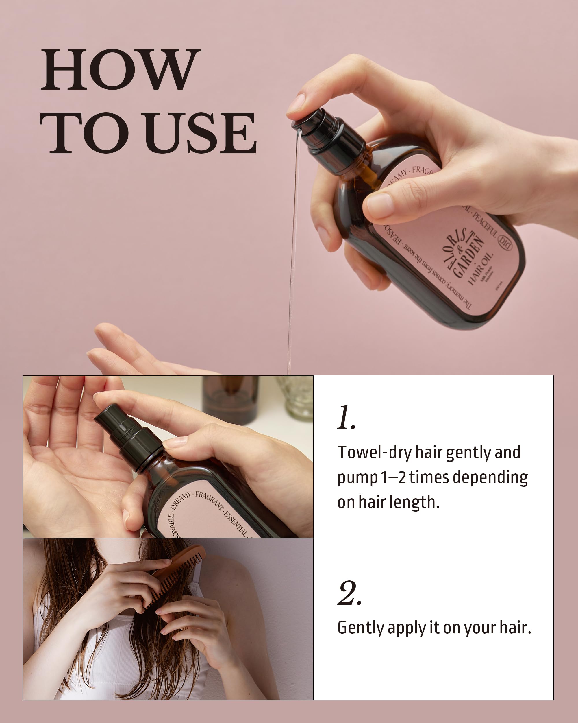 ODID Milk Protein Intensive Hair Oil – Anti-Frizz Serum with Argan Oil & Plant Oils | Cozy Wood & Fig