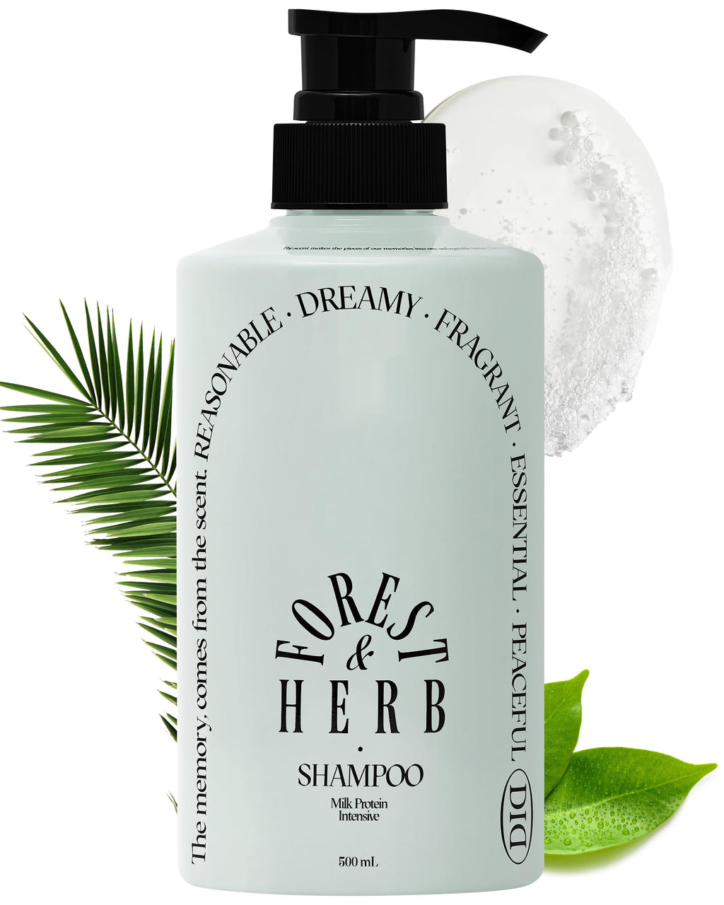 ODID Milk Protein Intensive Shampoo – Korean Volumizing Formula for Thinning Hair, pH5.5, Green Herb Scent, 16.9 fl oz