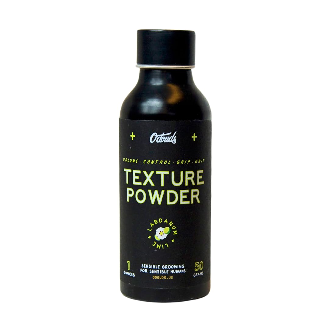 O'Douds Texture Powder for Hair – Lightweight Volume, Texture & Matte Finish | Labdanum & Lime Scent (1 oz)