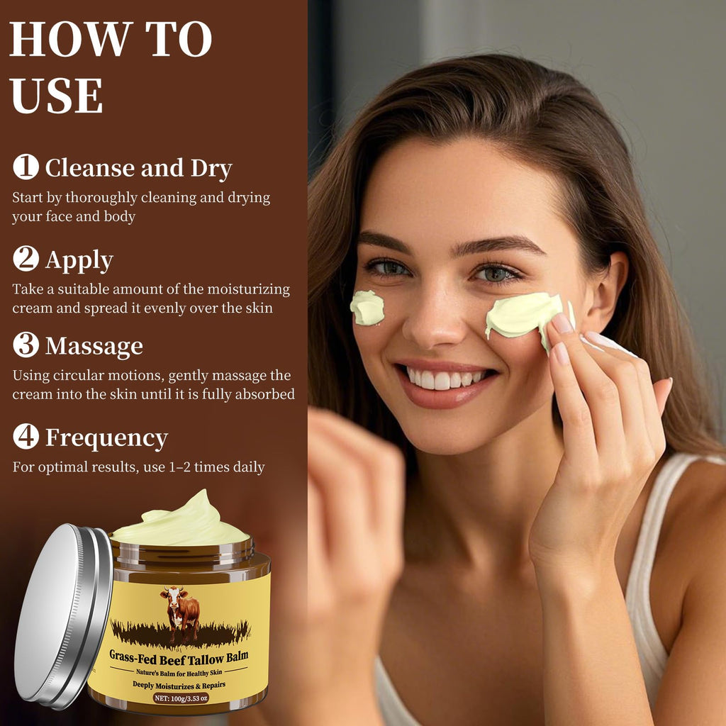 Oebitor Baume au suint de bœuf et miel – Hydratation profonde visage et corps