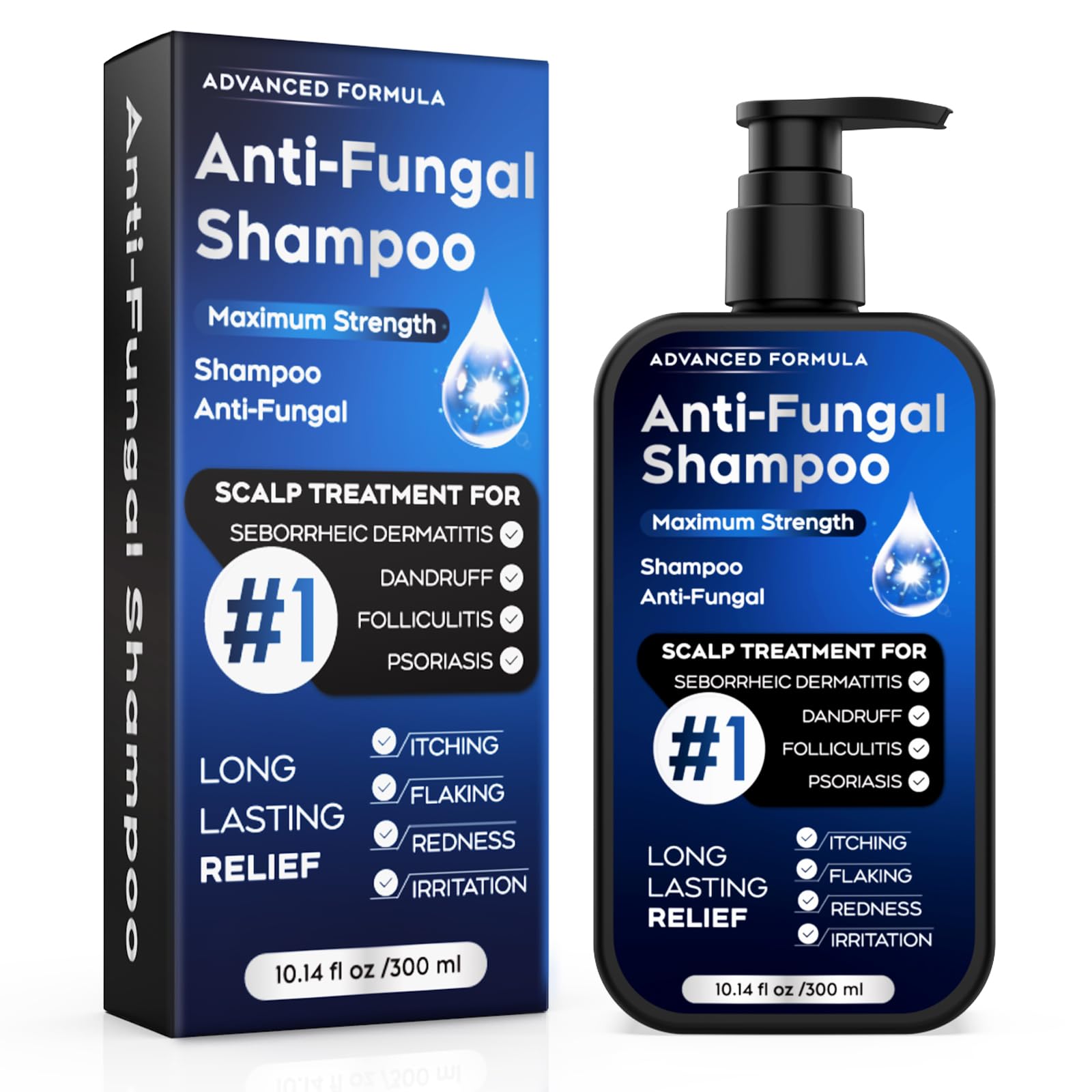 Oely Anti-Dandruff Shampoo for Folliculitis & Scalp Psoriasis | 10.1 fl oz