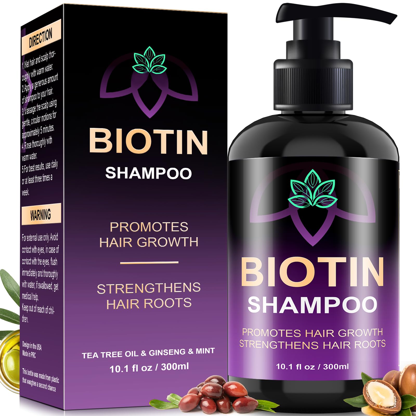 Oely Biotin Hair Growth & Thickening Shampoo – Root Activator, Sulfate-Free