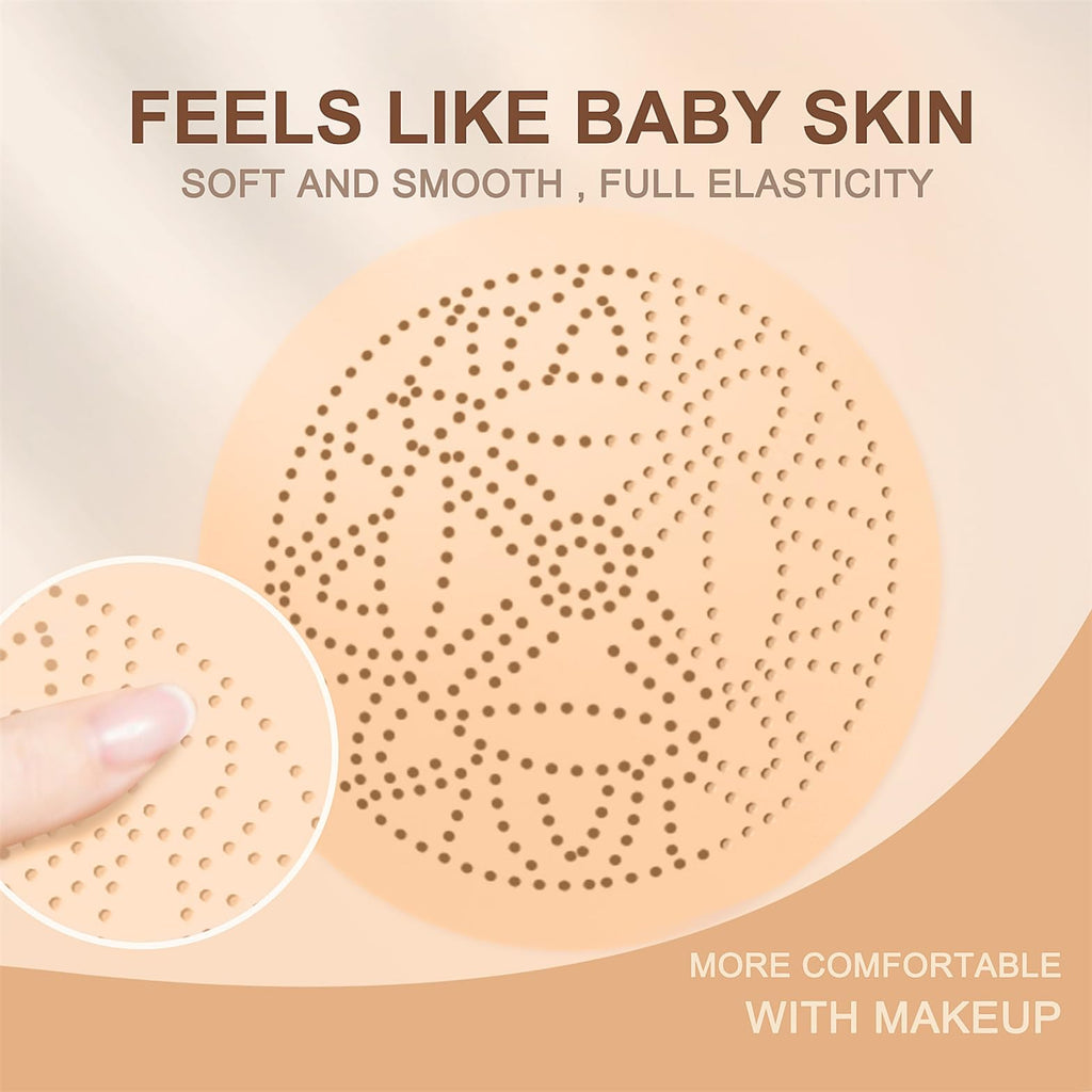 OETUIOW Mushroom Head Air Cushion CC Cream – All-Skin Types, Buff Beige | Long-Lasting, Full Coverage BB Cream Foundation