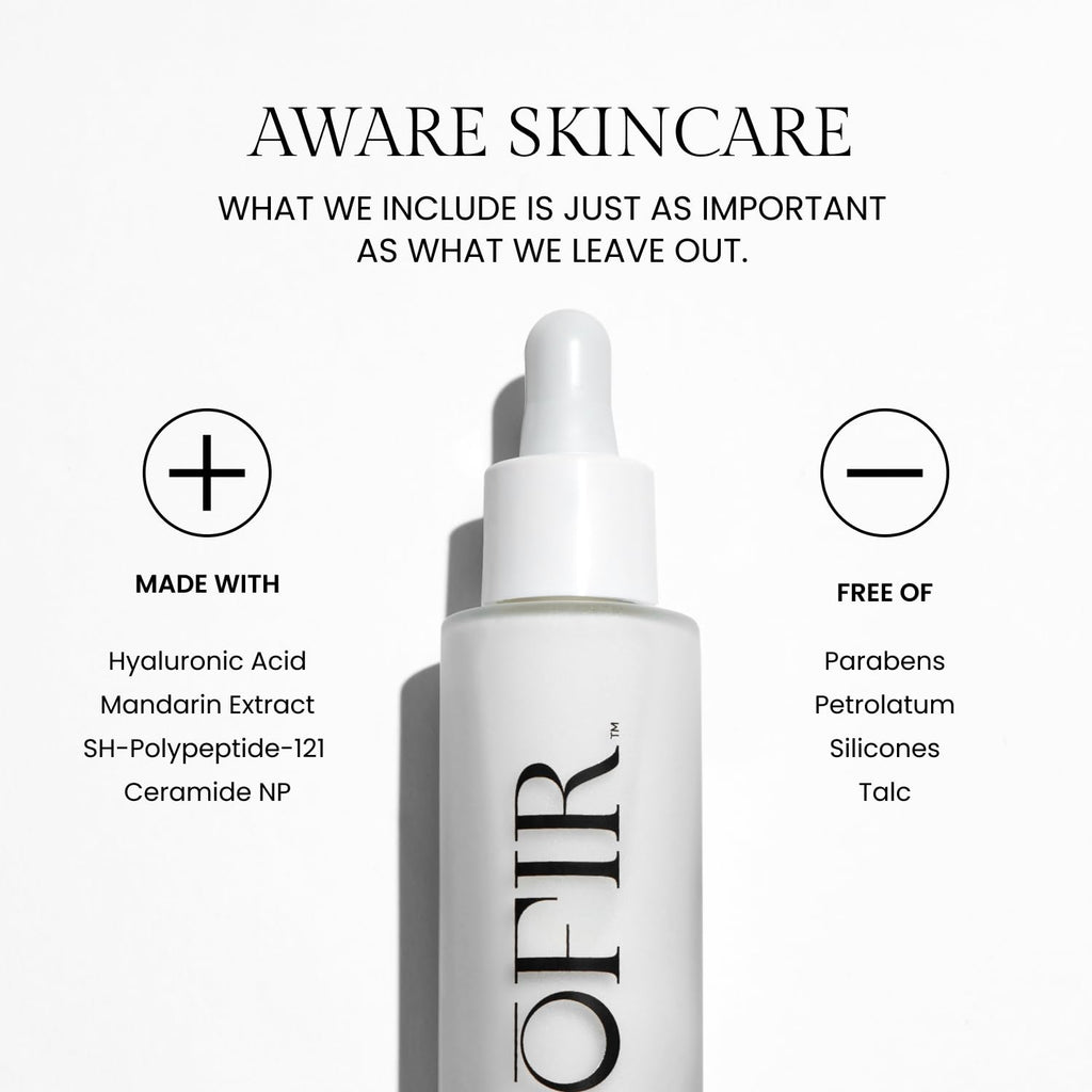 OFIR Face Milk Hydrating Cream Serum – Lightweight Dewy Glow with Vitamin C Mandarin & Hyaluronic Acid