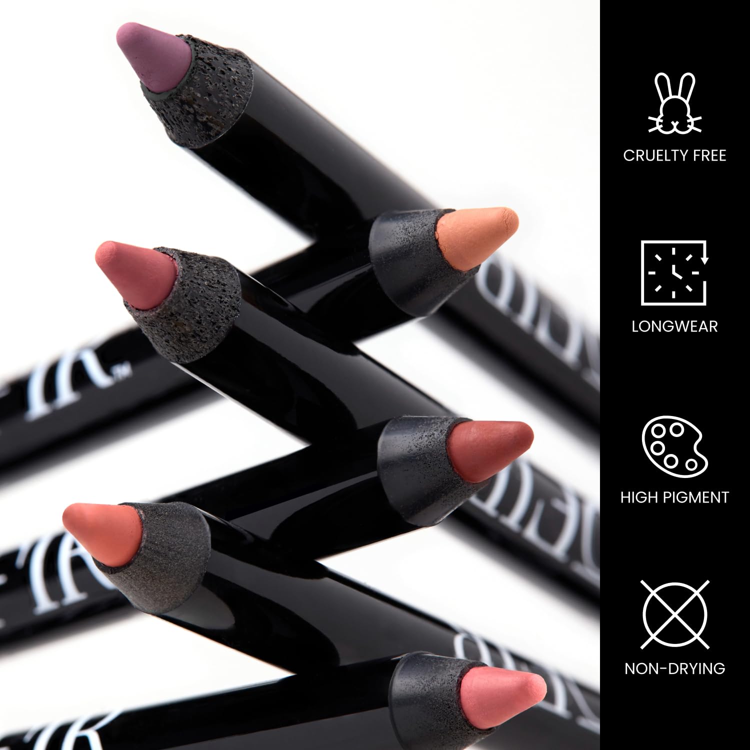 OFIR Longwear Demi-Matte Lip Pencil | Smudge-Proof, Hydrating Lip Liner in Muted Purple – 0.042 oz