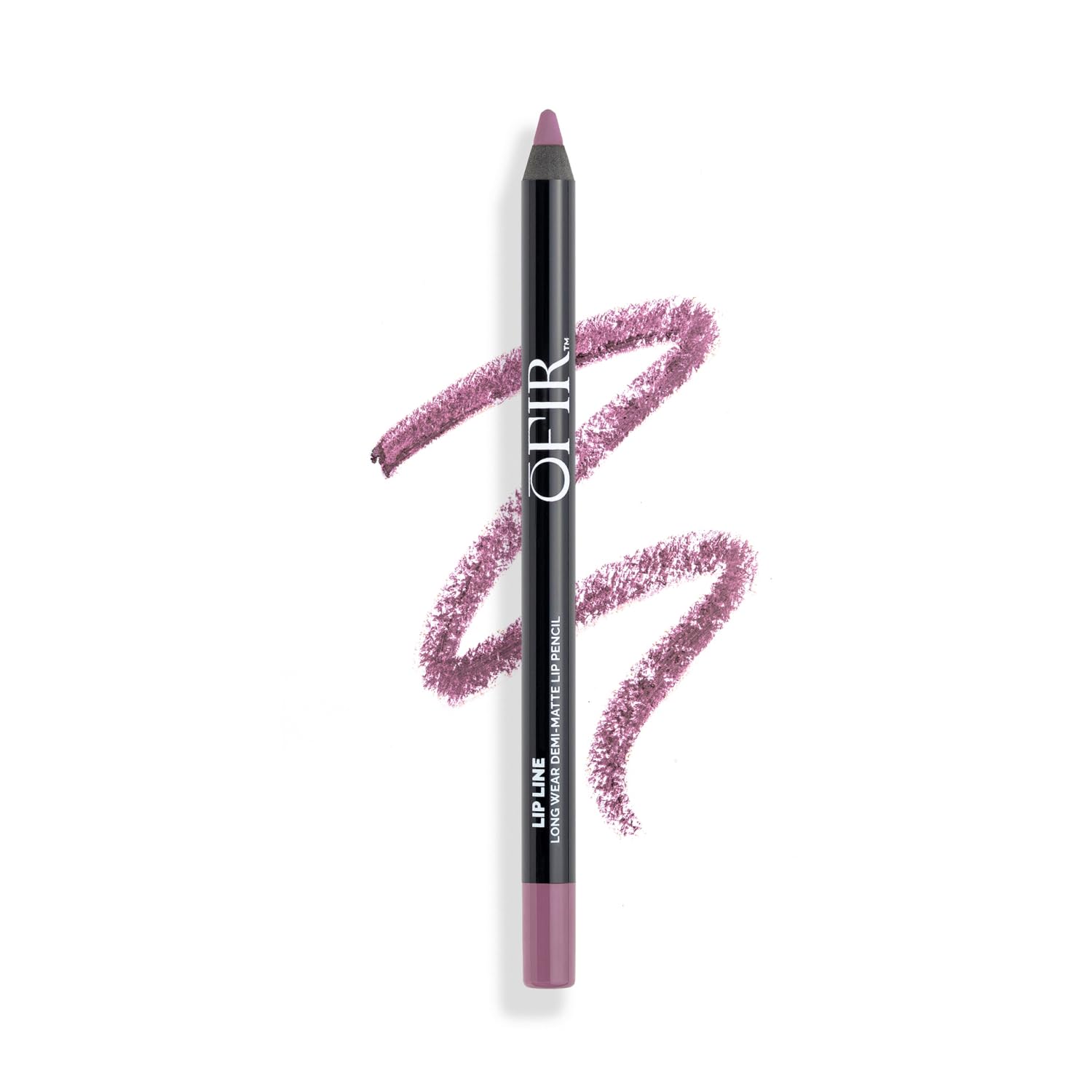 OFIR Longwear Demi-Matte Lip Pencil | Smudge-Proof, Hydrating Lip Liner in Muted Purple – 0.042 oz