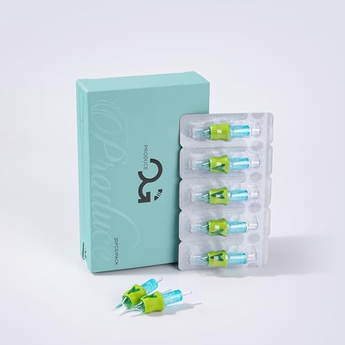 OG PRODUCE Tattoo Cartridge Needles – 20Pcs Disposable Set for Rotary Machines (0809RS)