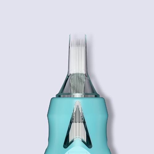 OG PRODUCE Tattoo Cartridges Needles – 20Pcs Bugpin Disposable, Curved Slope, 304 Stainless Steel Tips