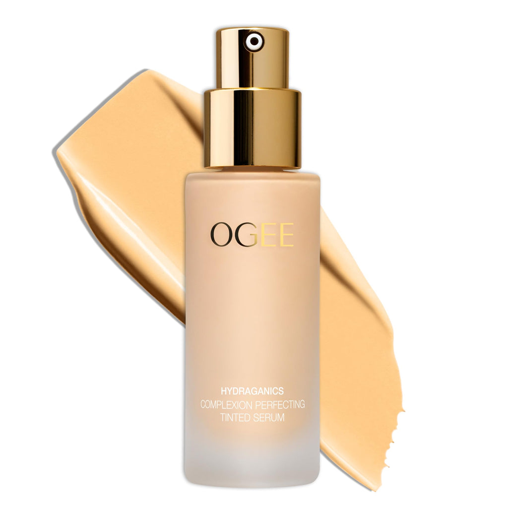 Ogee Complexion Perfecting Liquid Foundation – Aspen 1.0W (Fair, Warm Undertones) – Vitamin C & Jojoba Oil