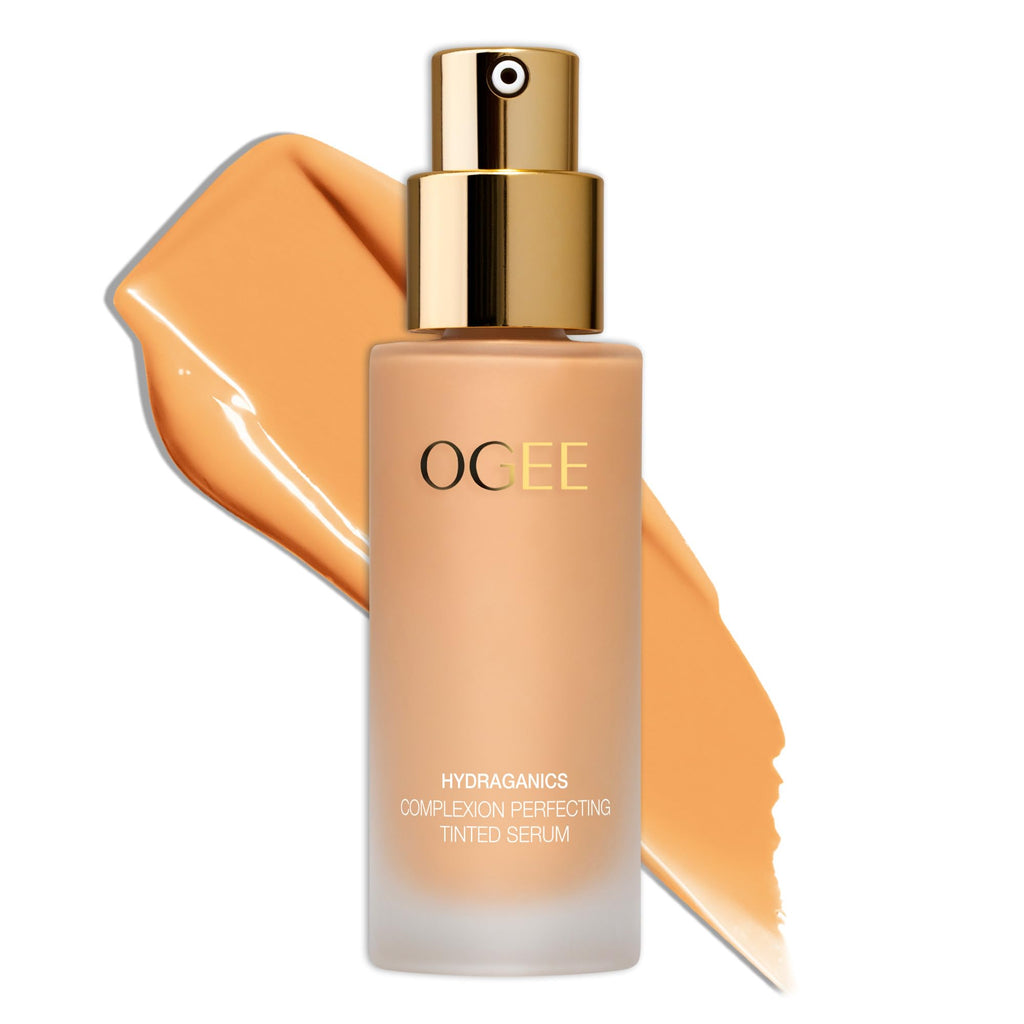 Ogee Complexion Perfecting Liquid Foundation – Juniper 3.25W (Medium Light Tan) with Vitamin C & Jojoba Oil