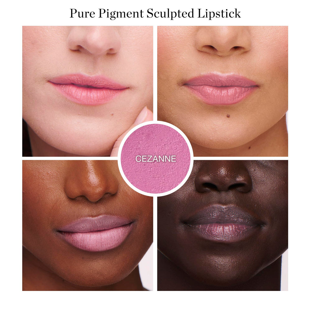 Ogee Full Bloom Sculpted Lipstick – Cezanne Cool Pink | 70% Organic, Jojoba Oil, Hyaluronic Acid