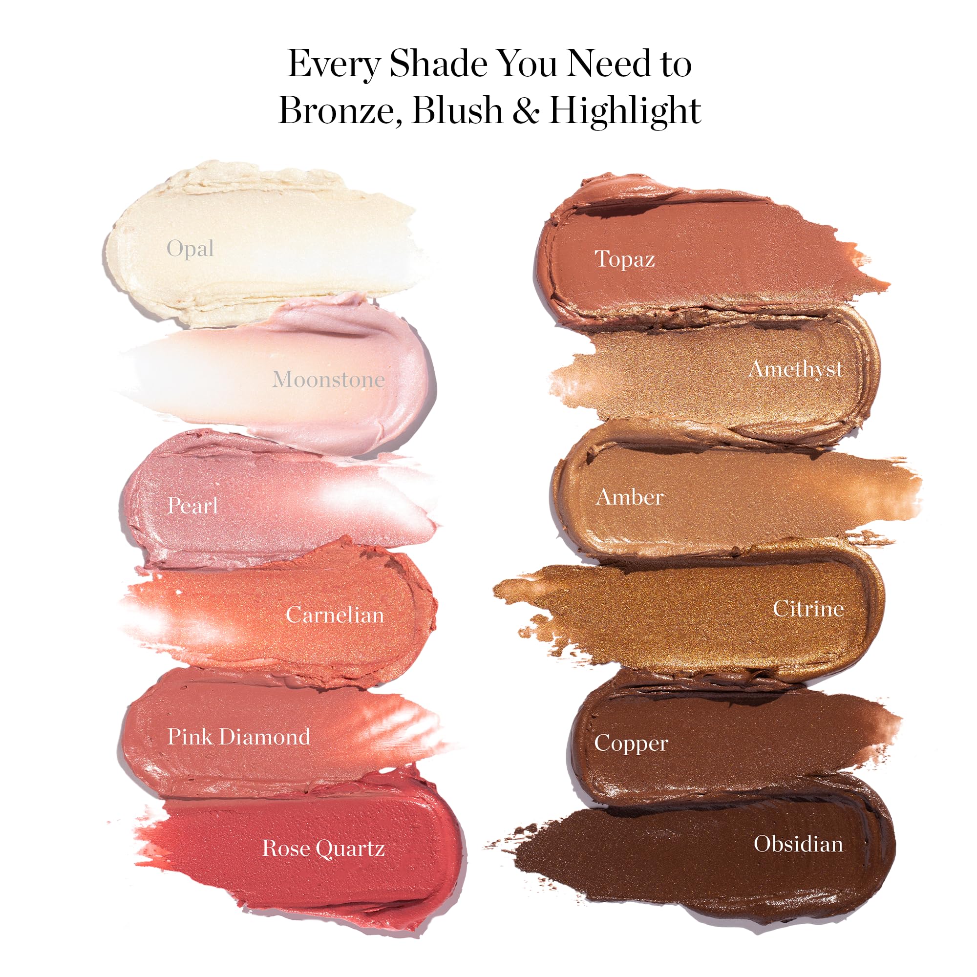 Ogee Face Stick Radiant Trio – Organic Contour Sticks for Subtle Glow (Bronzer, Blush, Highlighter)