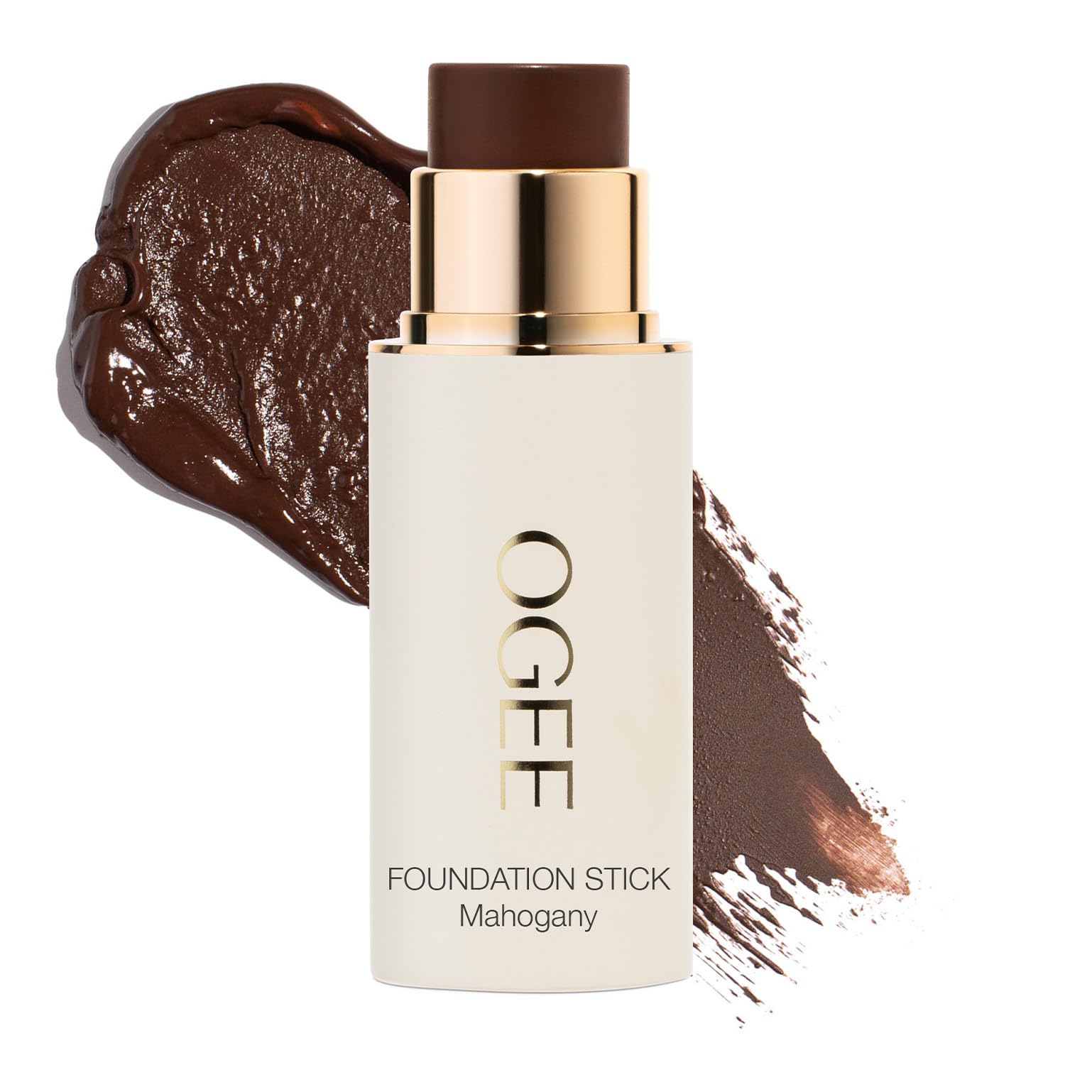 Ogee Sculpted Complexion Foundation Stick – Mahogany 14.5N (Deep Cocoa) | 70% Organic